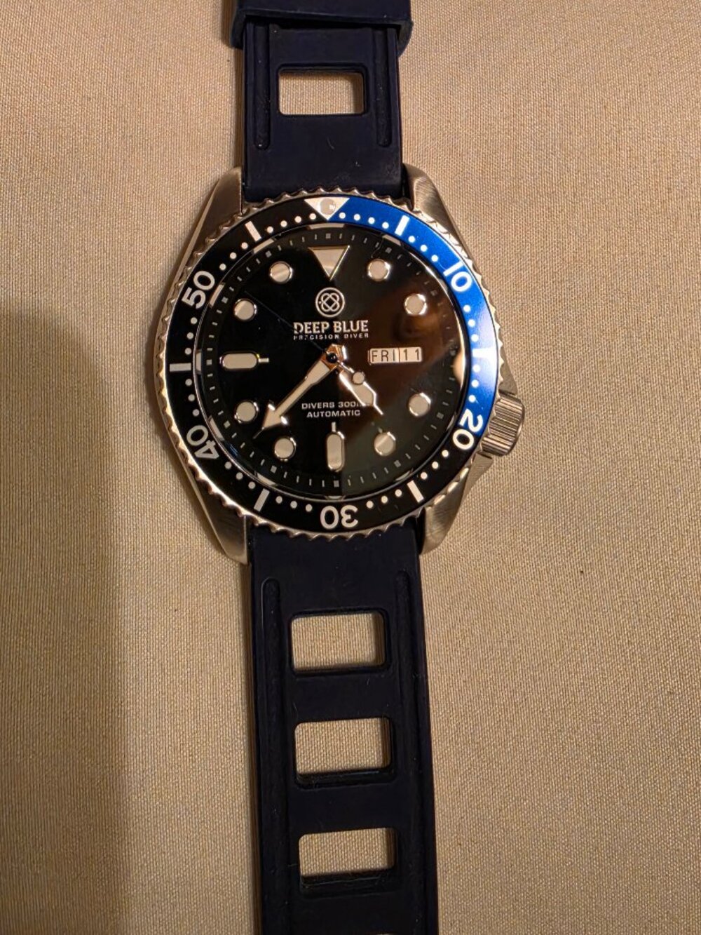 Make An Offer!! Deep Blue Precision Diver Automatic 300m Excellent Full Kit